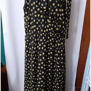 Who What Wear Black and Yellow Size XXL Women's Dress